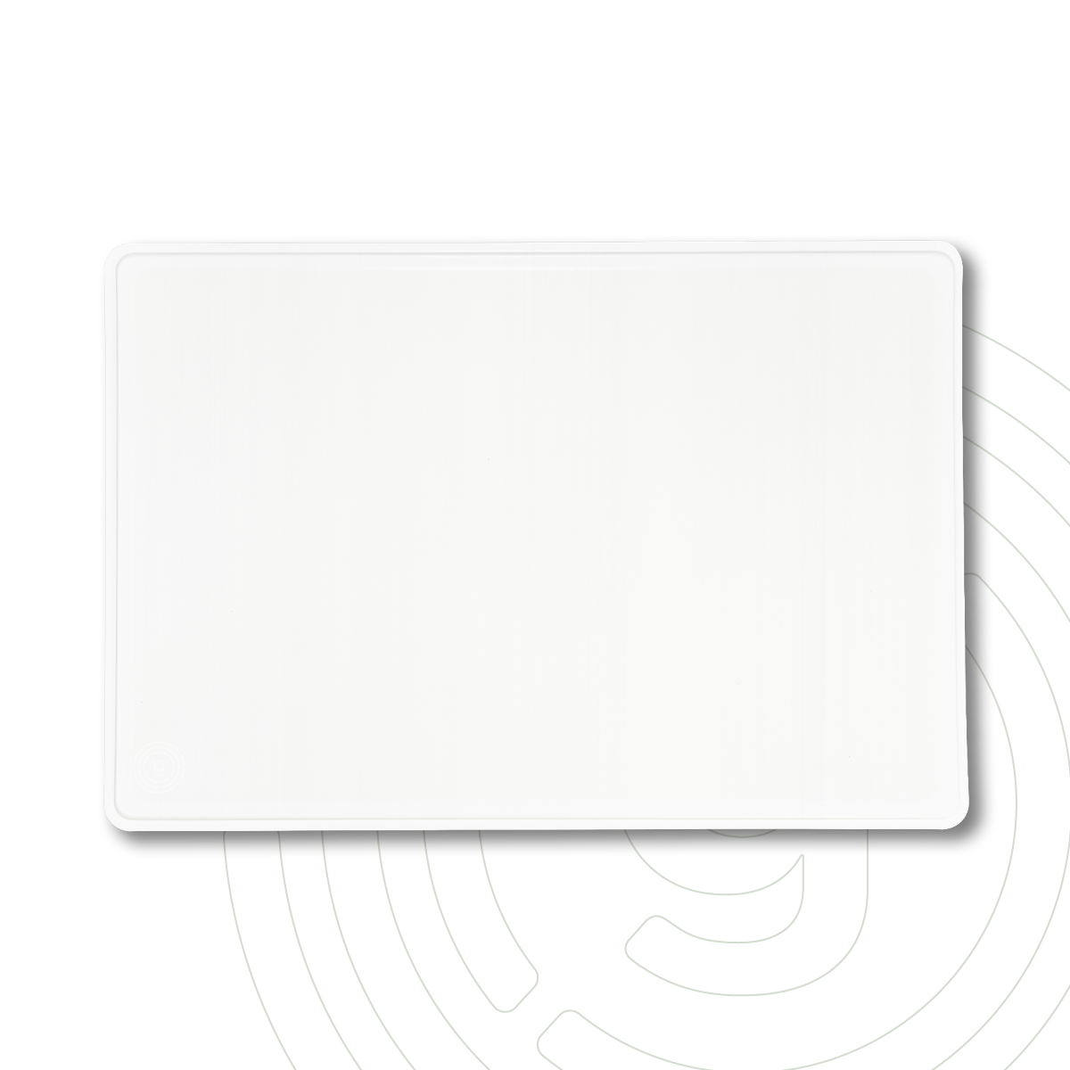 Nano-Gel Platzset weiß – Geschirr bleibt sicher an Ort und Stelle, kein Verrutschen oder Klappern, stilvolles und entspanntes Genießen, haftstark, flexibel, nicht rostend, abwaschbar und wiederverwendbar