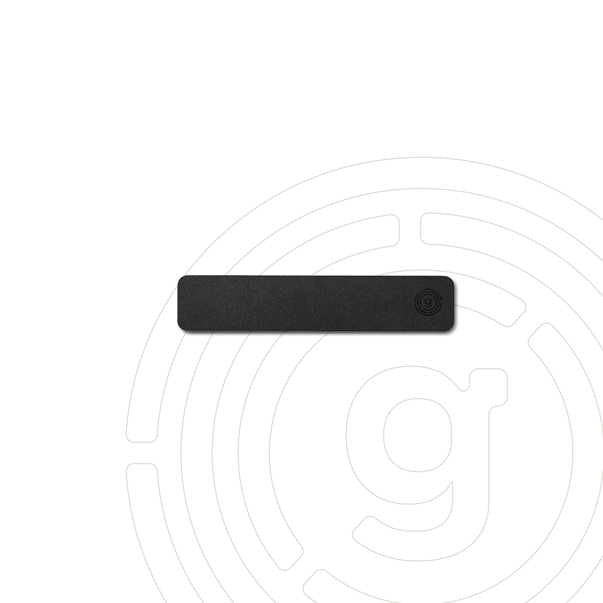 Metall-Leiste 25 cm schwarz (mit 3M VHB™ Kleberückseite)