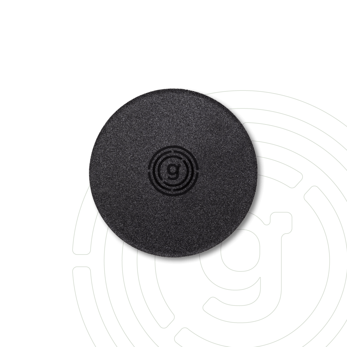 Metall-Pad Ø 8,0 cm mit 3M VHB™ Kleberückseite schwarz