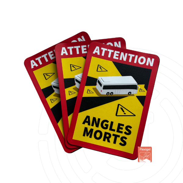 Angles Morts Flexigel-Pads: wiederverwendbare Toter-Winkel-Hinweise fürs Wohnmobil in Frankreich