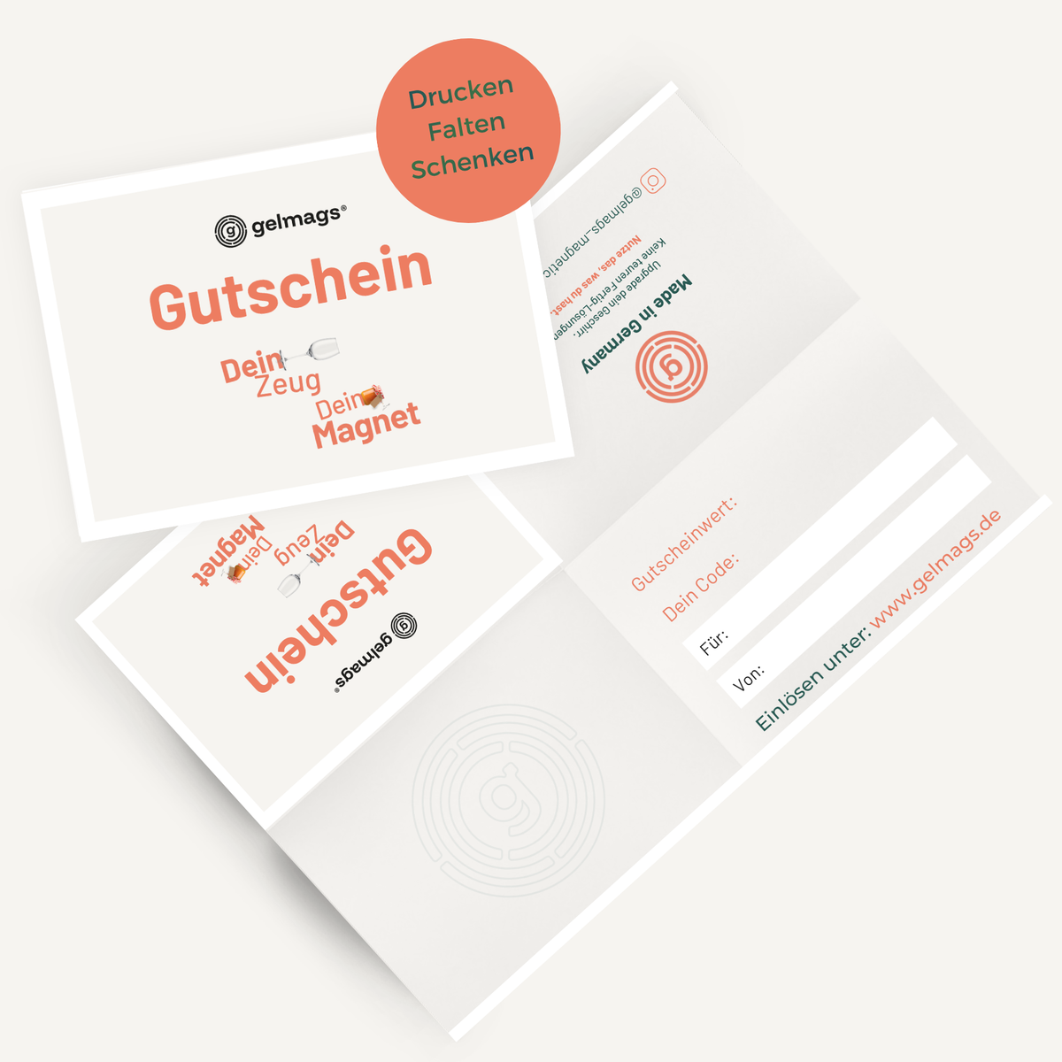 gelmags® Geschenkgutschein 150 €
