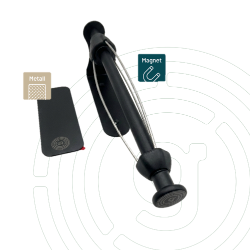 gelmags® Magnet-Küchenrollenhalter in schwarz, weitere Produktansicht