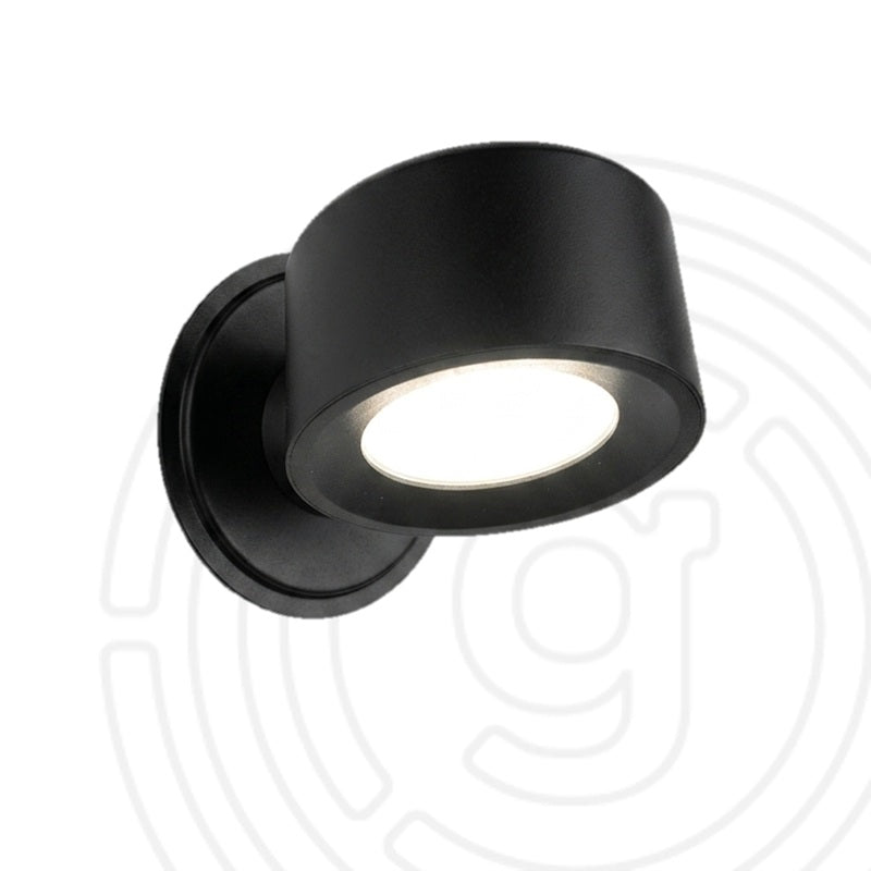 Magnet Leucht-Spot schwarz, inklusive Nano-Gel-Pad L Ø 8,3 cm, schwarz